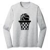 Sublimatable PosiCharge Long Sleeve Electric Heather Tee Thumbnail