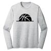 Sublimatable PosiCharge Long Sleeve Electric Heather Tee Thumbnail