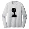 Sublimatable PosiCharge Long Sleeve Electric Heather Tee Thumbnail