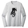 Sublimatable PosiCharge Long Sleeve Electric Heather Tee Thumbnail