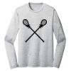 Sublimatable PosiCharge Long Sleeve Electric Heather Tee Thumbnail