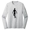 Sublimatable PosiCharge Long Sleeve Electric Heather Tee Thumbnail