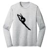 Sublimatable PosiCharge Long Sleeve Electric Heather Tee Thumbnail
