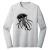 Sublimatable PosiCharge Long Sleeve Electric Heather Tee Thumbnail