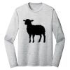 Sublimatable PosiCharge Long Sleeve Electric Heather Tee Thumbnail