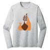 Sublimatable PosiCharge Long Sleeve Electric Heather Tee Thumbnail