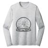 Sublimatable PosiCharge Long Sleeve Electric Heather Tee Thumbnail
