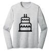 Sublimatable PosiCharge Long Sleeve Electric Heather Tee Thumbnail