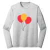 Sublimatable PosiCharge Long Sleeve Electric Heather Tee Thumbnail
