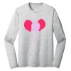 Sublimatable PosiCharge Long Sleeve Electric Heather Tee Thumbnail