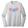 Sublimatable PosiCharge Long Sleeve Electric Heather Tee Thumbnail
