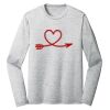 Sublimatable PosiCharge Long Sleeve Electric Heather Tee Thumbnail
