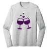 Sublimatable PosiCharge Long Sleeve Electric Heather Tee Thumbnail