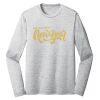 Sublimatable PosiCharge Long Sleeve Electric Heather Tee Thumbnail