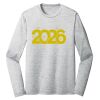 Sublimatable PosiCharge Long Sleeve Electric Heather Tee Thumbnail