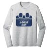 Sublimatable PosiCharge Long Sleeve Electric Heather Tee Thumbnail