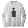 Sublimatable PosiCharge Long Sleeve Electric Heather Tee Thumbnail