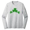 Sublimatable PosiCharge Long Sleeve Electric Heather Tee Thumbnail