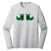 Sublimatable PosiCharge Long Sleeve Electric Heather Tee Thumbnail