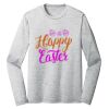 Sublimatable PosiCharge Long Sleeve Electric Heather Tee Thumbnail
