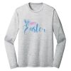Sublimatable PosiCharge Long Sleeve Electric Heather Tee Thumbnail