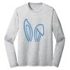 Sublimatable PosiCharge Long Sleeve Electric Heather Tee Thumbnail