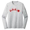 Sublimatable PosiCharge Long Sleeve Electric Heather Tee Thumbnail