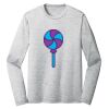 Sublimatable PosiCharge Long Sleeve Electric Heather Tee Thumbnail