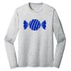 Sublimatable PosiCharge Long Sleeve Electric Heather Tee Thumbnail