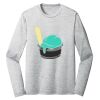 Sublimatable PosiCharge Long Sleeve Electric Heather Tee Thumbnail