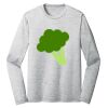 Sublimatable PosiCharge Long Sleeve Electric Heather Tee Thumbnail