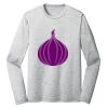 Sublimatable PosiCharge Long Sleeve Electric Heather Tee Thumbnail