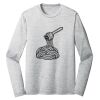 Sublimatable PosiCharge Long Sleeve Electric Heather Tee Thumbnail