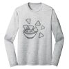 Sublimatable PosiCharge Long Sleeve Electric Heather Tee Thumbnail