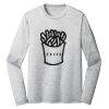 Sublimatable PosiCharge Long Sleeve Electric Heather Tee Thumbnail