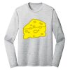 Sublimatable PosiCharge Long Sleeve Electric Heather Tee Thumbnail
