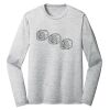 Sublimatable PosiCharge Long Sleeve Electric Heather Tee Thumbnail