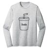 Sublimatable PosiCharge Long Sleeve Electric Heather Tee Thumbnail