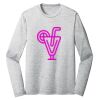 Sublimatable PosiCharge Long Sleeve Electric Heather Tee Thumbnail