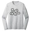 Sublimatable PosiCharge Long Sleeve Electric Heather Tee Thumbnail
