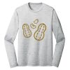 Sublimatable PosiCharge Long Sleeve Electric Heather Tee Thumbnail