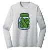 Sublimatable PosiCharge Long Sleeve Electric Heather Tee Thumbnail