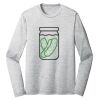 Sublimatable PosiCharge Long Sleeve Electric Heather Tee Thumbnail