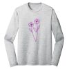 Sublimatable PosiCharge Long Sleeve Electric Heather Tee Thumbnail